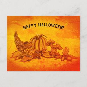 Herbst, glückliches Halloween! Postkarte