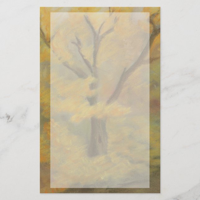 Herbst Gold Briefpapier (Vorderseite)