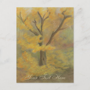 Herbst Gold Postkarte