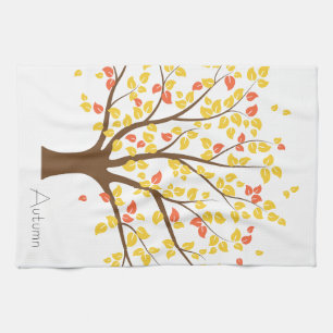 Herbst-Gold-Tree Handtuch