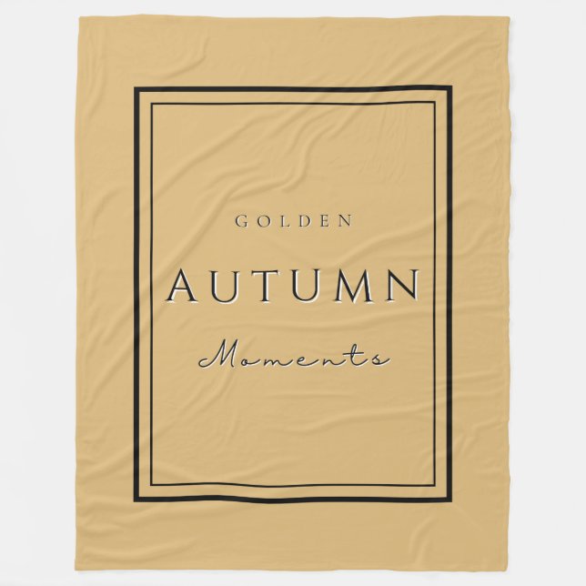 Herbst Golden Moments Fleece Blanket Cosy Fall (Vorderseite)