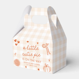 Herbst Handgezeichnete Baby Shower 'Ein kleines sü Geschenkschachtel