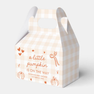 Herbst Handgezeichnete Kleine Kürbis-Baby-Party Geschenkschachtel
