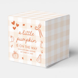 Herbst Handgezeichnete Kleine Kürbis-Baby-Party Geschenkschachtel