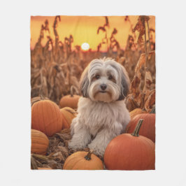 Herbst Havanese Fleecedecke