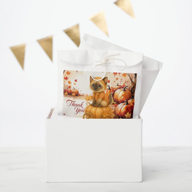 Herbst Herbst Babydusche für Katzenliebhaber Geschenktütchen (Party)