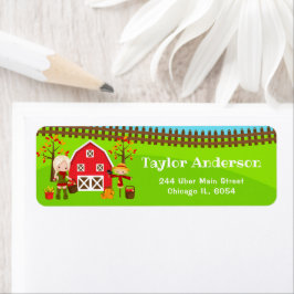 Herbst Herbst Barnyard Geburtstag Blonde Haare Gir