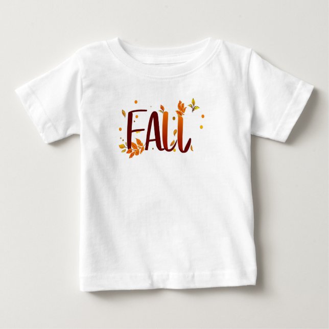 Herbst/Herbst/Blätter Baby T-shirt (Vorderseite)