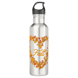 Herbst Herbst-Blätter Edelstahlflasche