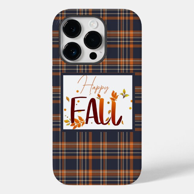 Herbst/Herbst/Blätter/kariert Case-Mate iPhone 14 Pro Hülle (Rückseite)