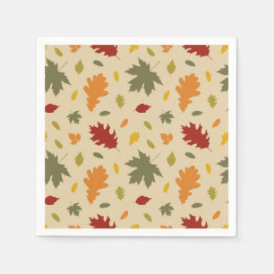 Herbst Herbst-Blätter Serviette