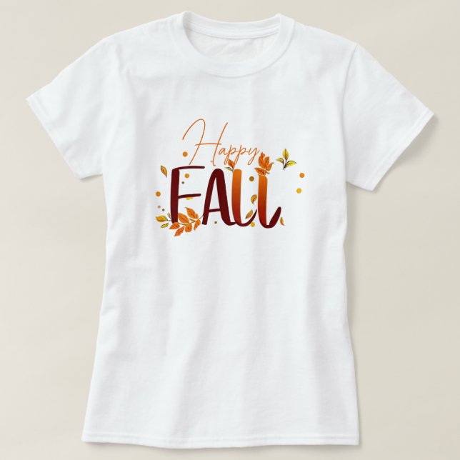Herbst/Herbst/Blätter T-Shirt (Design vorne)