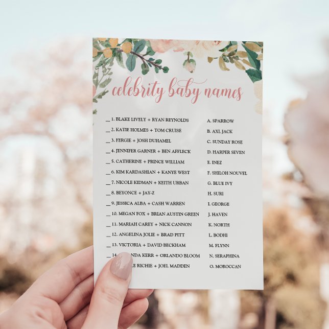 Herbst Herbst Celebrity Baby Name Baby Shooting Ga Einladung (Von Creator hochgeladen)