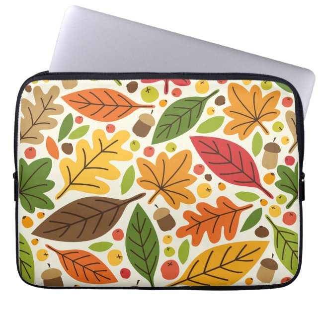 Herbst Herbst Erntedank Ernte Blätter fallen Laptopschutzhülle (Vorderseite)