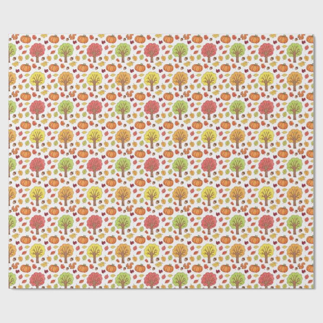 Herbst Herbst Geschenkpapier (Flach)