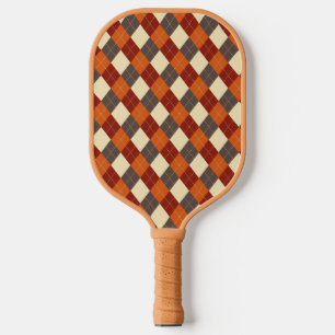Herbst/Herbst Gingham-Muster Pickleball Schläger