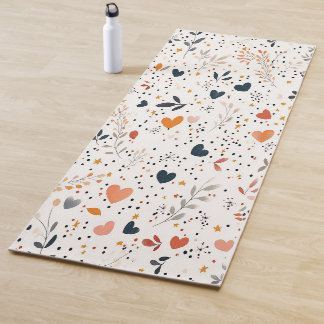 Herbst/Herbst Gingham Muster Yoga Mat: Blumenyoga Yogamatte