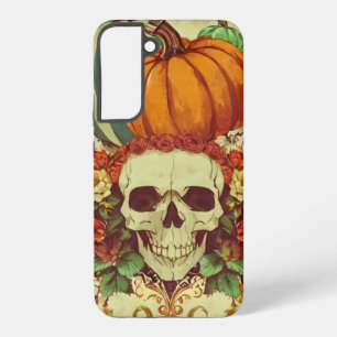 Herbst/Herbst/Halloween/Kürbis/Skelett Samsung Galaxy Hülle