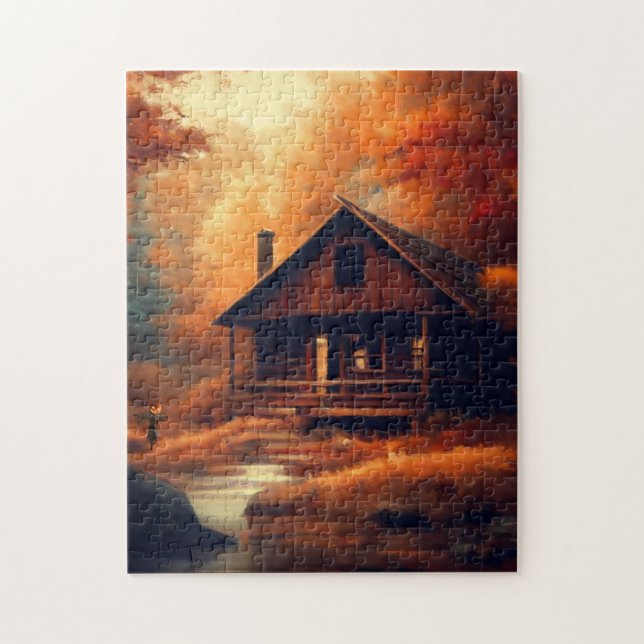 Herbst/Herbst/Halloween/rustikale Malerei (Vertikal)