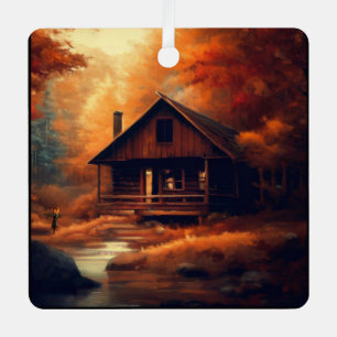 Herbst/Herbst/Halloween/rustikale Malerei Ornament Aus Metall