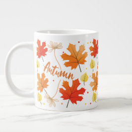 Herbst Herbst-Herbstlaube Jumbo-Tasse