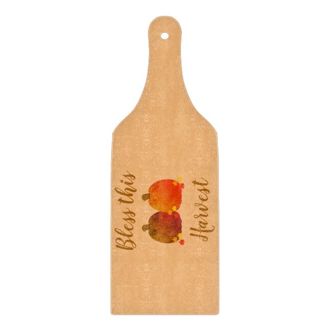 Herbst/Herbst/Kürbisschneider Schneidebrett (Vorderseite)