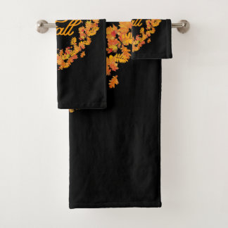 Herbst Herbst Leaves Badetuch Set