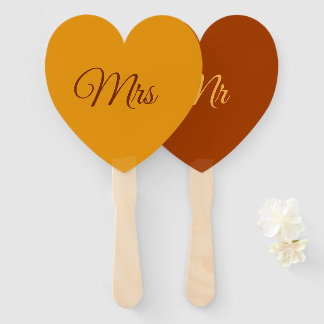 Herbst Herbst Mr. und Mrs. Fans/Paddles Hand Fan Fächer