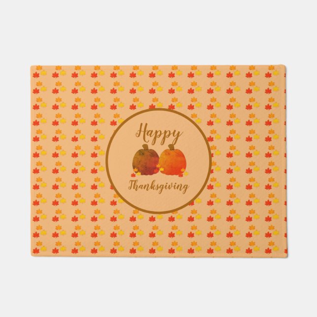 Herbst/Herbst/Pumpkin Fußmatte (Vorderseite)