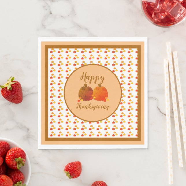 Herbst/Herbst/Pumpkin Napkins Serviette (Beispiel)