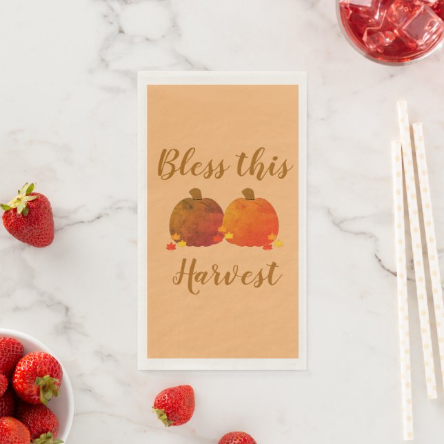 Herbst/Herbst/Pumpkin Serviette (Beispiel)