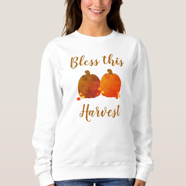 Herbst/Herbst/Pumpkin Sweatshirt (Vorderseite)