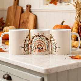 Herbst Herbst-Regenbogen Kaffeetasse