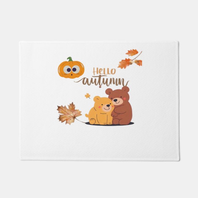 Herbst Herbst Shirt, Erntedank Shirt, Fall Pumpki Fußmatte (Vorderseite)