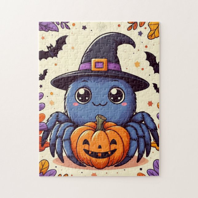 Herbst/Herbst/Spinne/Hexe/Halloween (Vertikal)