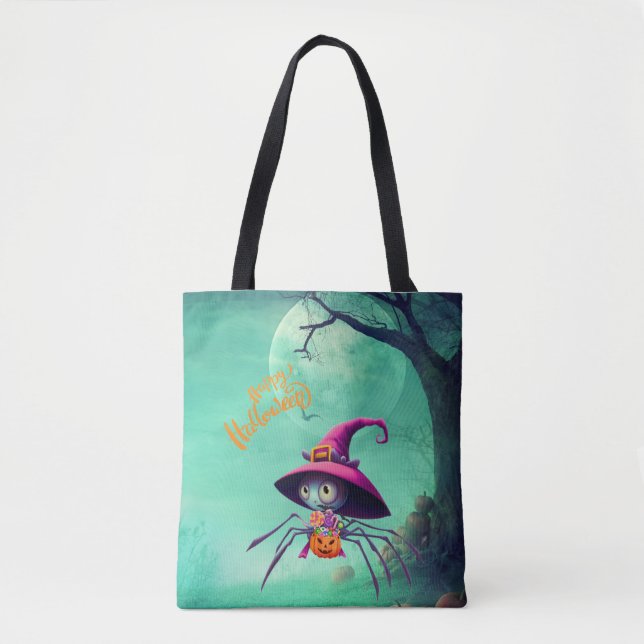 Herbst/Herbst/Spinne/Hexe/Halloween Tasche (Vorderseite)