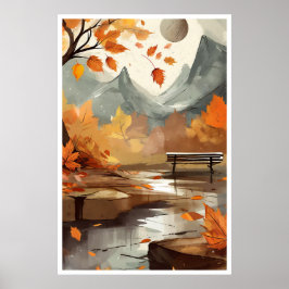 Herbst/Herbst-Szenenposter Poster