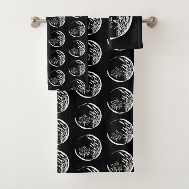 Herbst/Herbst-Wappen Badhandtuch Set (Insitu)
