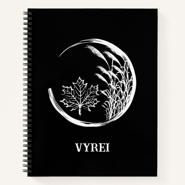 Herbst/Herbst-Wappen Notizbuch (Vorderseite)