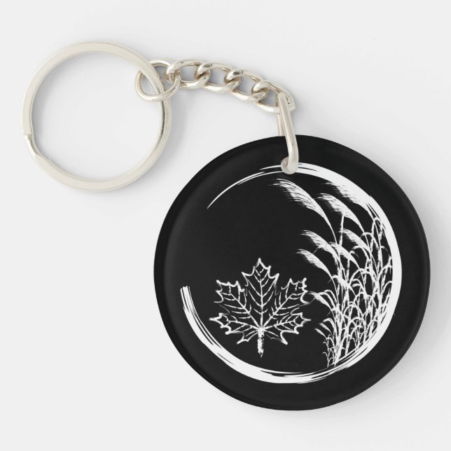 Herbst/Herbst-Wappen Schlüsselanhänger (Vorderseite)