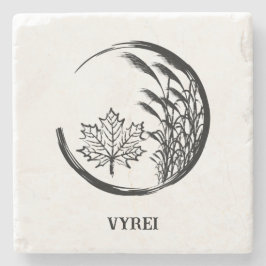 Herbst/Herbst-Wappen Steinuntersetzer