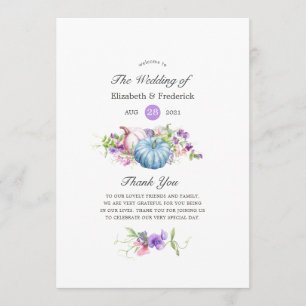 Herbst - Herbstblütenhochzeit Programm