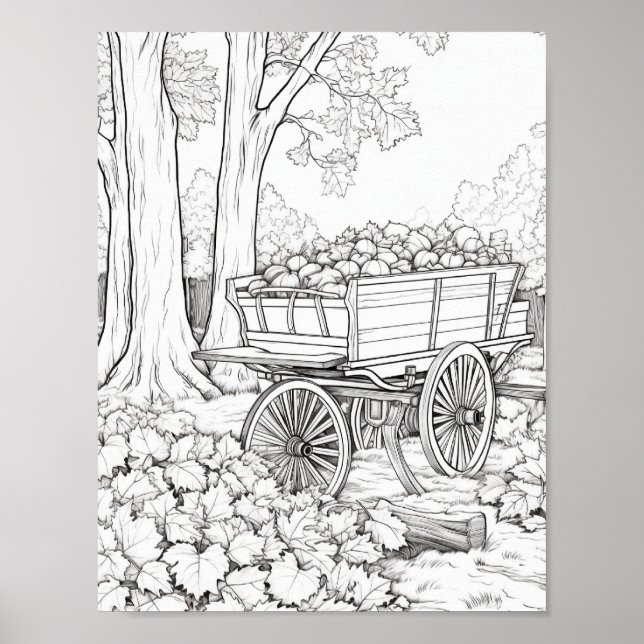 Herbst/Herbstfarben Poster (Vorne)