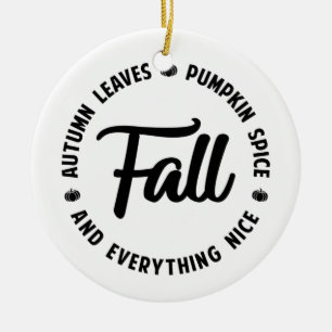 Herbst - Herbstgänge - Kürbisgewürze Keramik Ornament