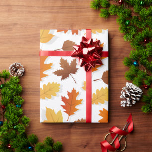 Herbst/Herbstlaub Erntedank Geschenkpackung. Geschenkpapier