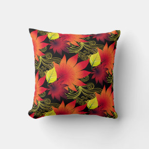 Herbst Herbstleaves Throw Kissen