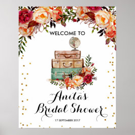 Herbst HerbstReise vom Begrüßungszeichen Poster