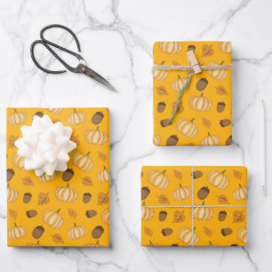 Herbst/Herbstsaison Geschenkpapier Set