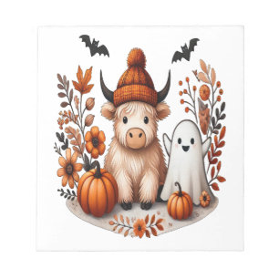Herbst Highland Kuh Geist Png, Herbst Png Notizblock
