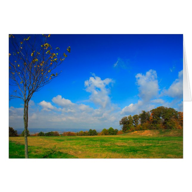 [Herbst-Himmel] blauer Wolken-Fall - irgendeine (Vorderseite (Horizontal))